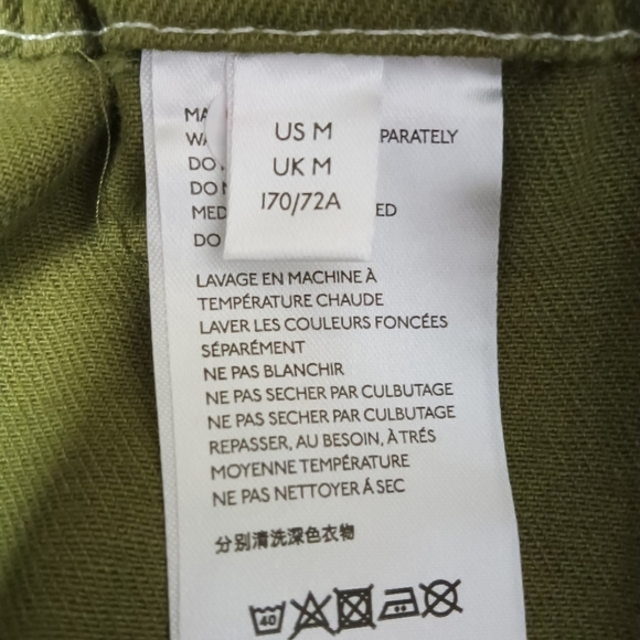 Bdg Urban Outfitters Pull On Contrast Shorts Olive Green  Size M NWT - Picture 7 of 9